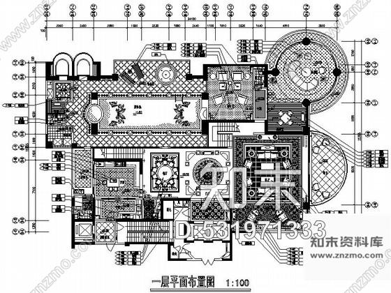 施工图原创欧式古典别墅样板房施工图含效果图施工图下载【ID:531971333】