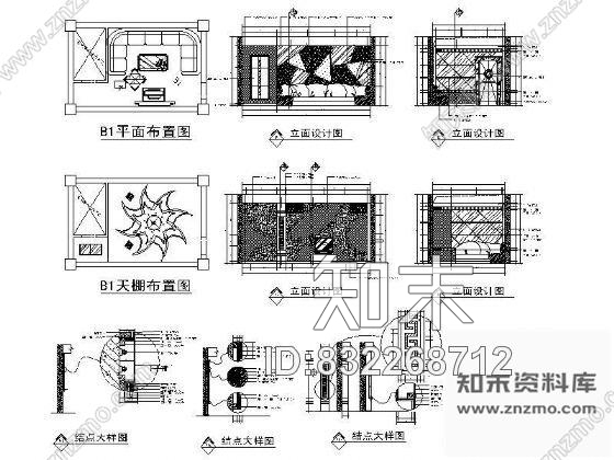 图块/节点KTV包间详图Ⅰcad施工图下载【ID:832268712】