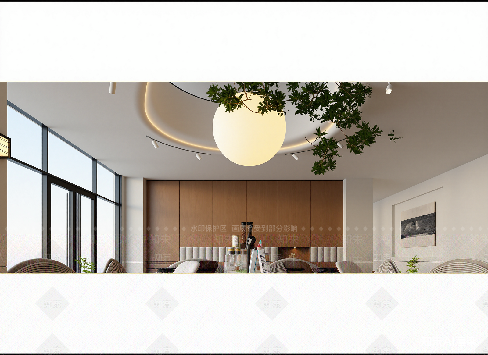 现代咖啡厅3D模型下载【ID:1215048718】