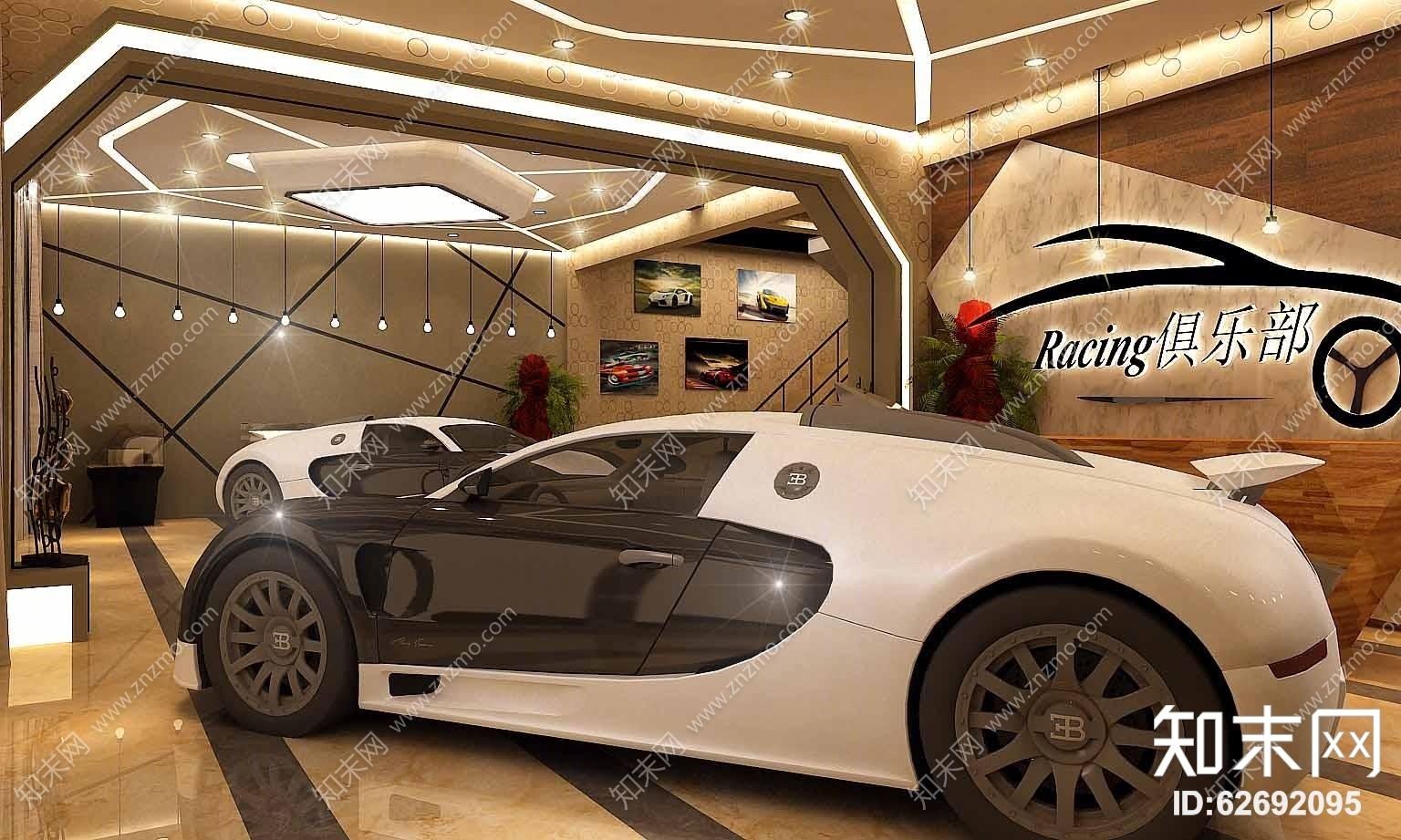 现代汽车展厅3D模型下载【ID:62692095】
