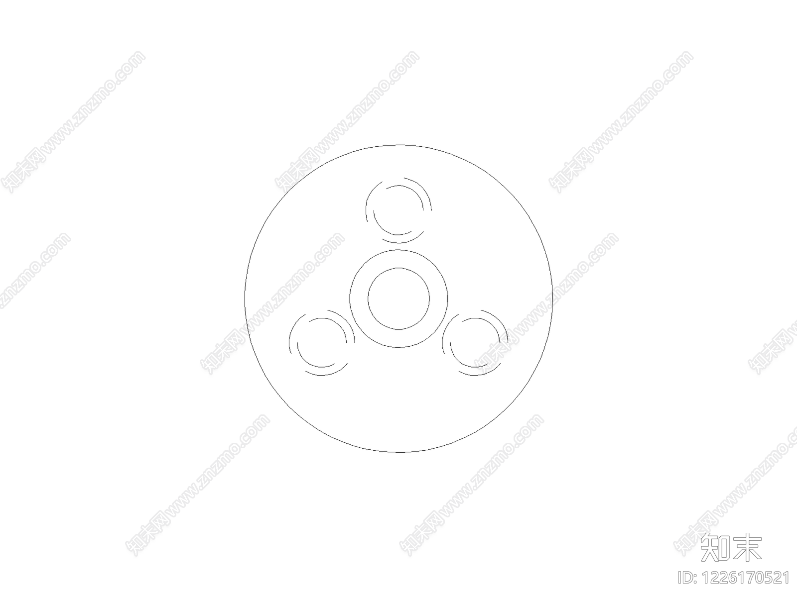 现代五金管件CAD图纸