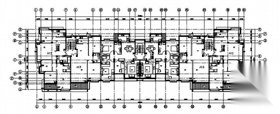 杭州清水湾某住宅5号楼建筑方案图cad施工图下载【ID:149845130】