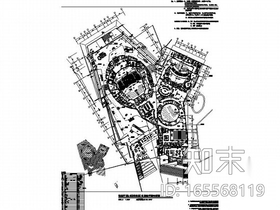 [长沙]大型尊贵专属多功能音乐厅施工图cad施工图下载【ID:165568119】