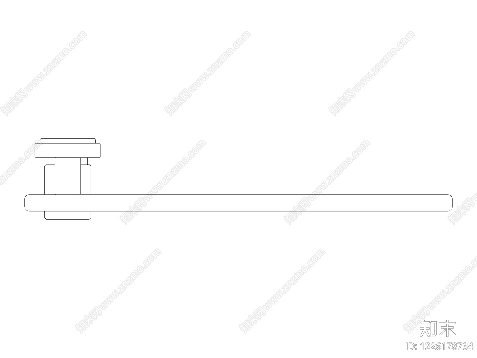 现代五金管件CAD图纸