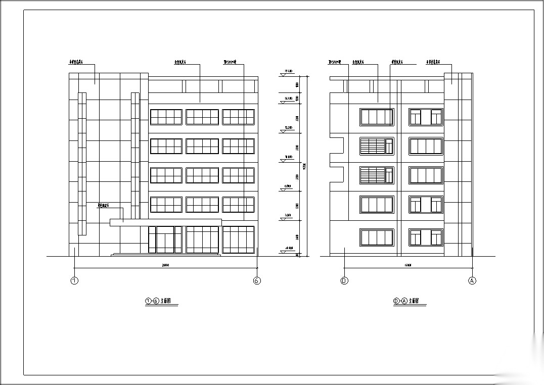 5套配套食堂餐饮建筑设计方案初设图cad施工图下载【ID:165608150】