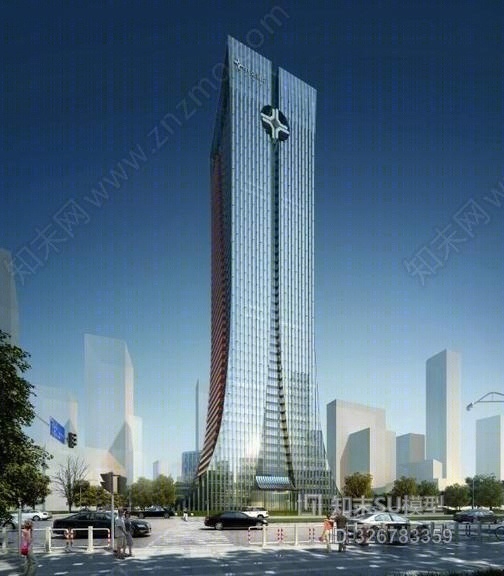 中交办公楼SU模型下载【ID:326783359】