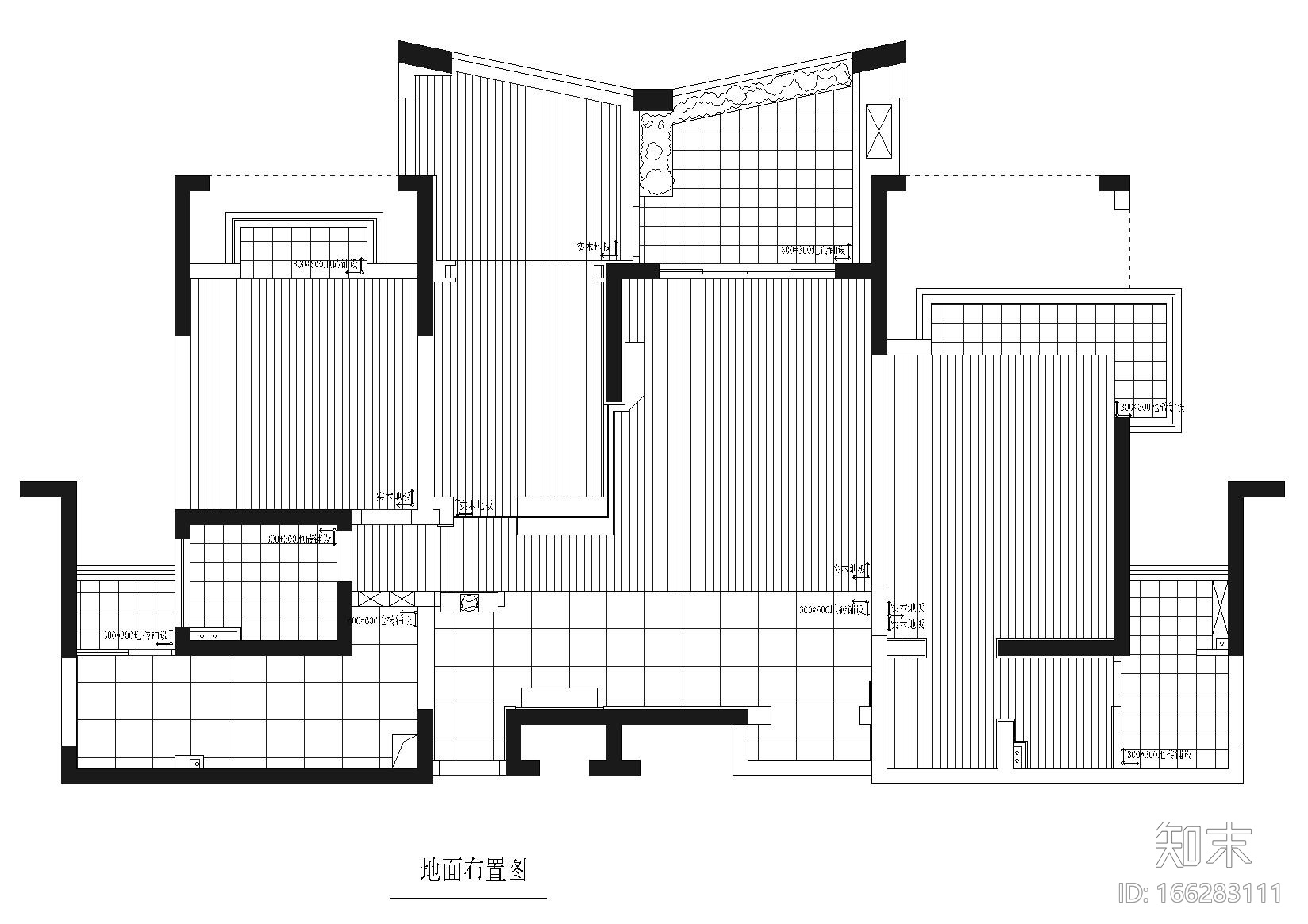 [苏州]苏州雅戈尔未来城样板间全套施工图cad施工图下载【ID:166283111】