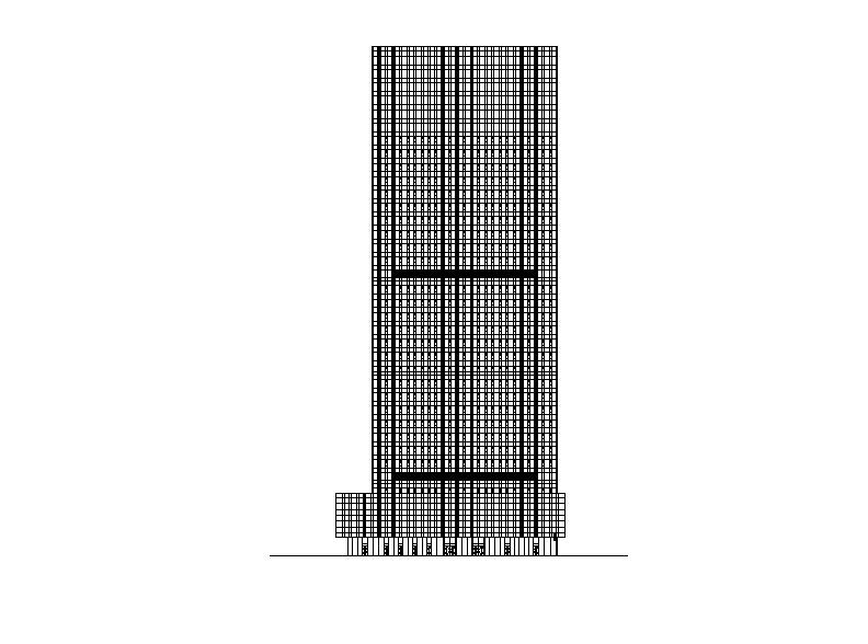 [深圳]超高层框架核心筒结构企业办公楼建筑施工图施工图下载【ID:166722169】