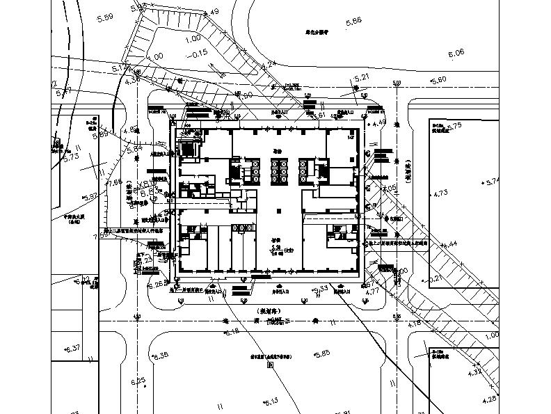 [深圳]超高层框架核心筒结构企业办公楼建筑施工图施工图下载【ID:166722169】