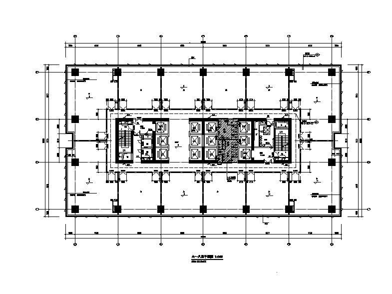 [深圳]超高层框架核心筒结构企业办公楼建筑施工图cad施工图下载【ID:149951183】