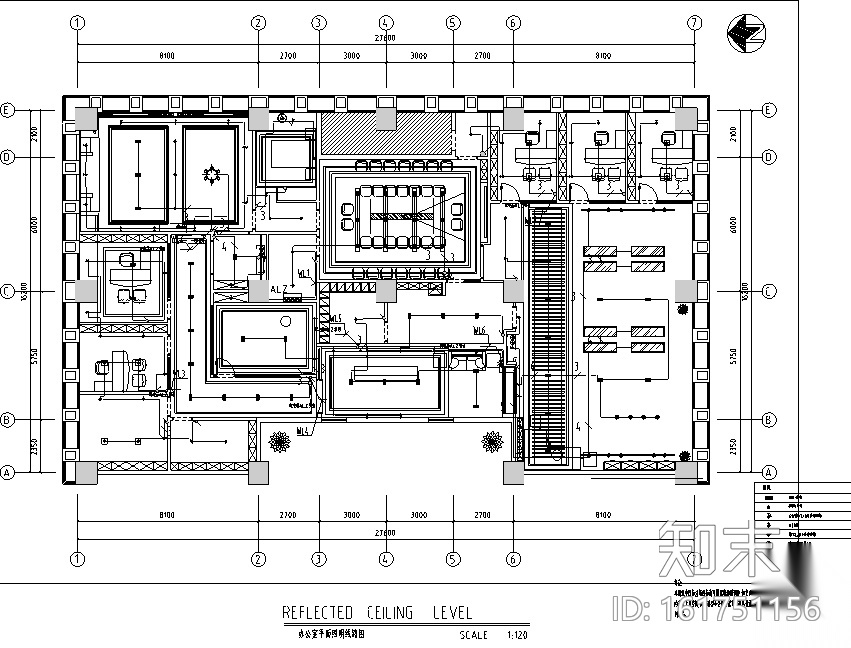 [四川]泽嘉建筑工程办公空间设计施工图（附效果图）施工图下载【ID:161751156】