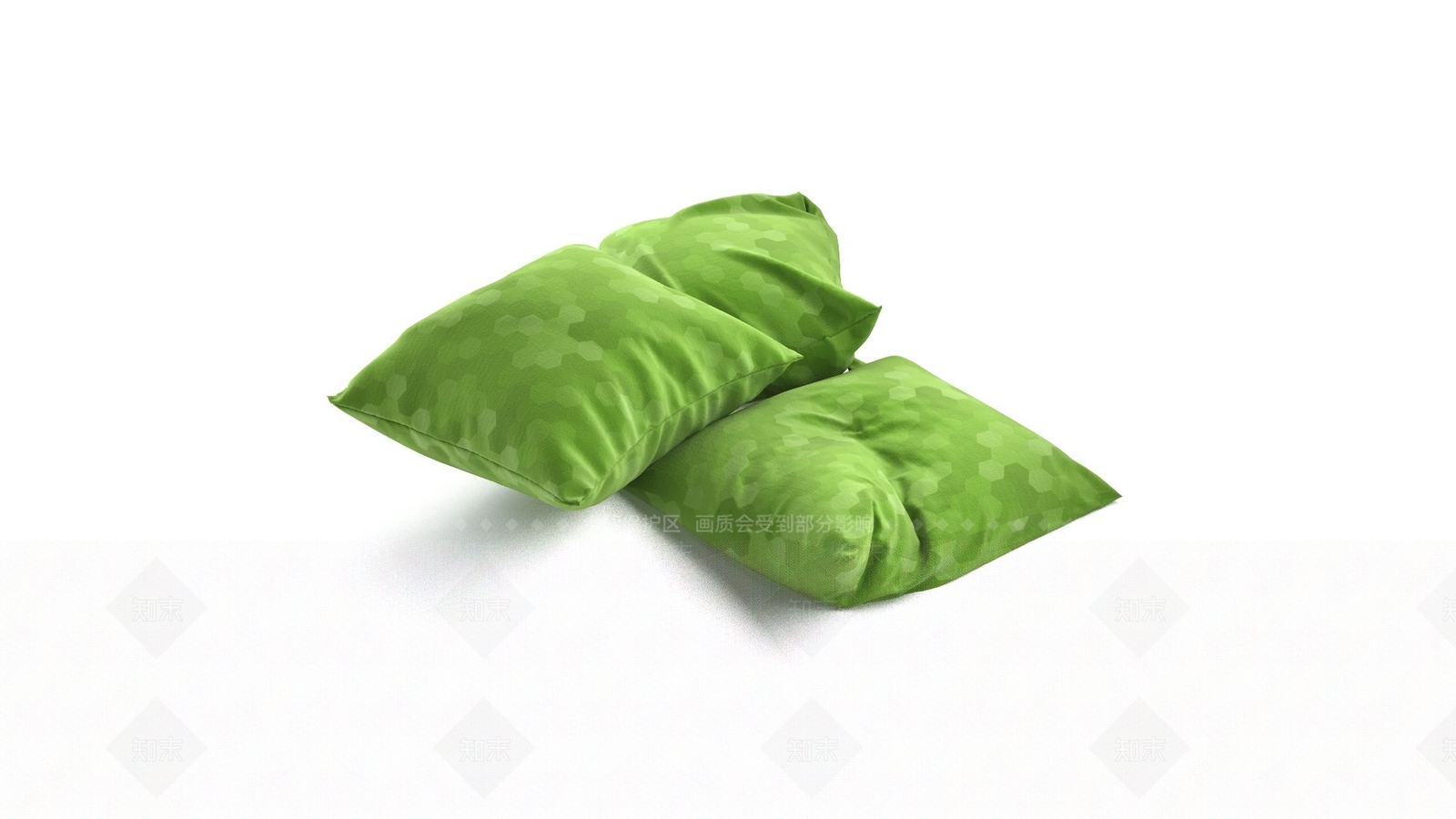 枕头3D模型下载【ID:1162545605】