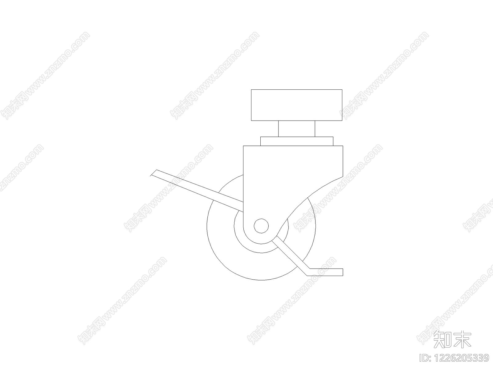 五金管件cad施工图下载【ID:1226205339】