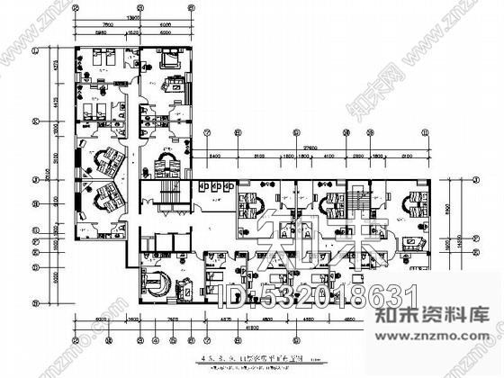 施工图某色调主题酒店室内装修图施工图下载【ID:532018631】