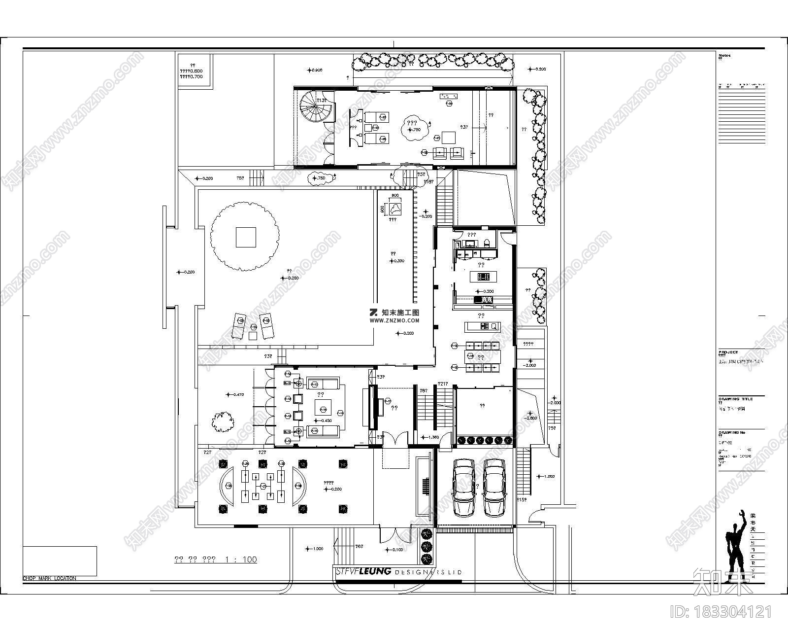 上海九间堂C3型别墅施工图CAD下载dwg文件下载施工图下载【ID:183304121】