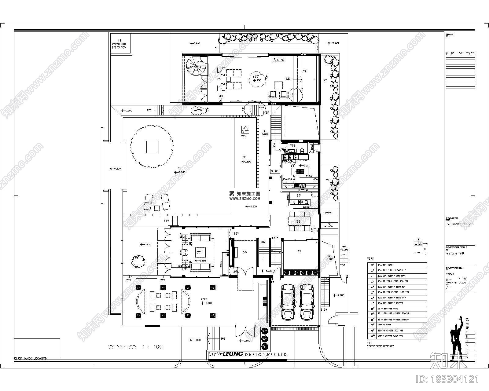 上海九间堂C3型别墅施工图CAD下载dwg文件下载施工图下载【ID:183304121】