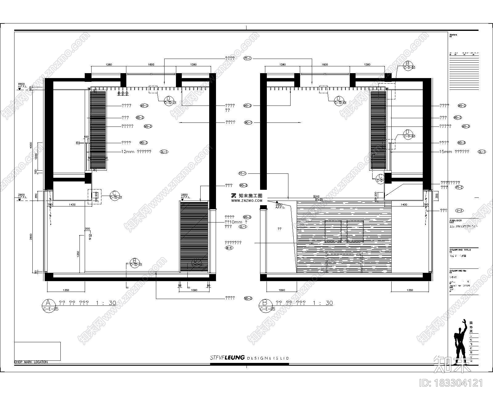 上海九间堂C3型别墅施工图CAD下载dwg文件下载施工图下载【ID:183304121】