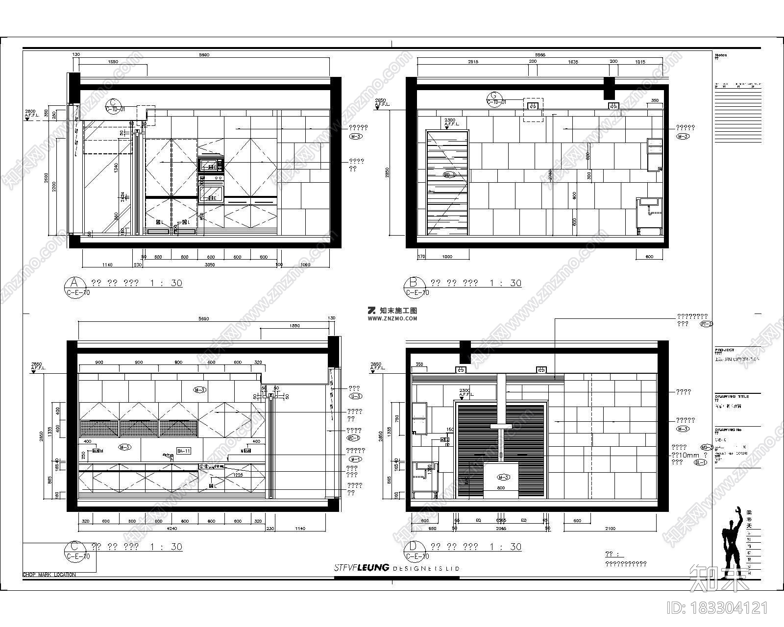 上海九间堂C3型别墅施工图CAD下载dwg文件下载施工图下载【ID:183304121】