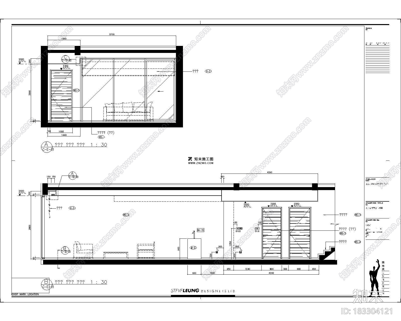 上海九间堂C3型别墅施工图CAD下载dwg文件下载施工图下载【ID:183304121】