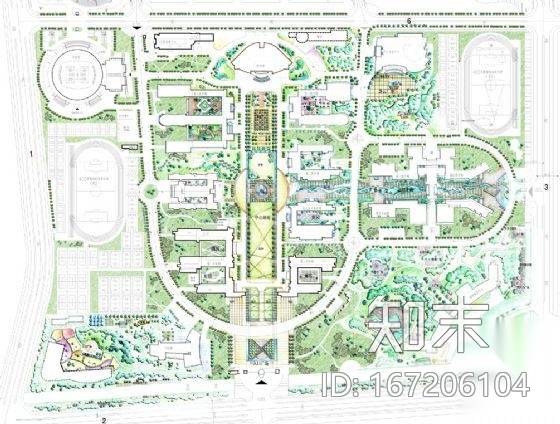 杭州学院新校区环境设计方案施工图下载【ID:167206104】