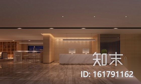 [福建]全资控股地产现代办公室装修图（含效果）cad施工图下载【ID:161791162】