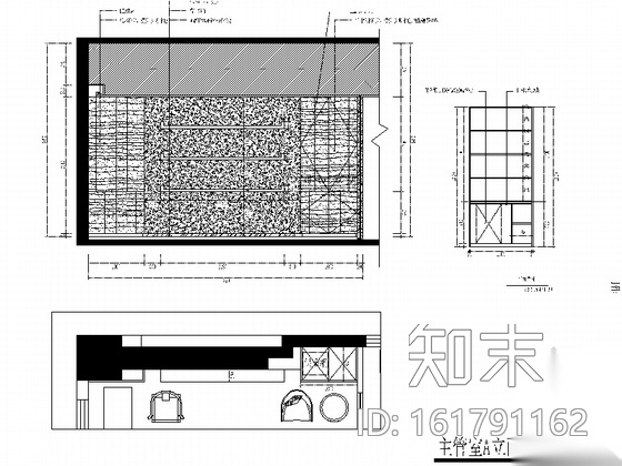[福建]全资控股地产现代办公室装修图（含效果）cad施工图下载【ID:161791162】