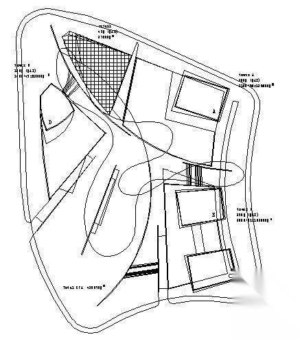 陆家嘴中心建筑规划设计方案文本cad施工图下载【ID:151412124】
