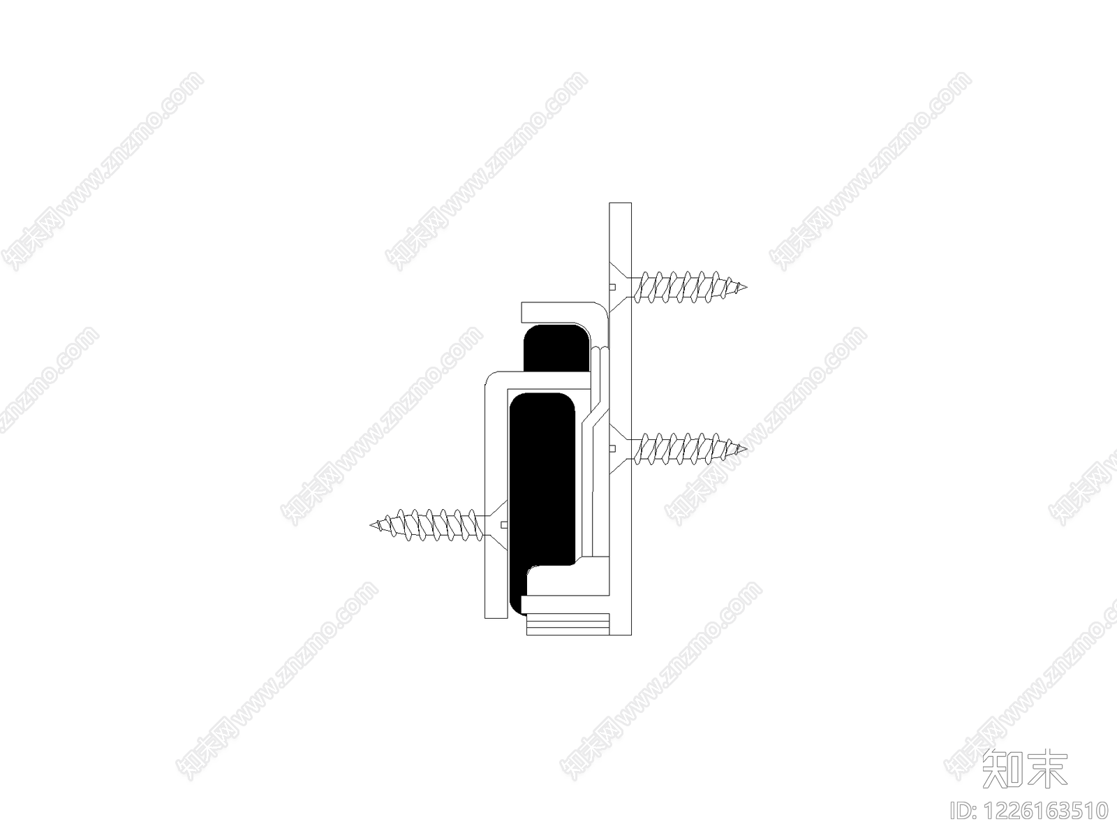 现代五金管件CAD图纸