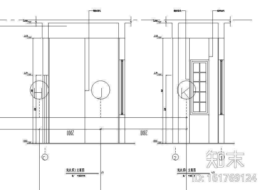 [广东]意式风格三层别墅设计施工图（附效果图）cad施工图下载【ID:161769124】