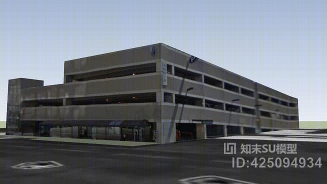 停车场SU模型下载【ID:425094934】