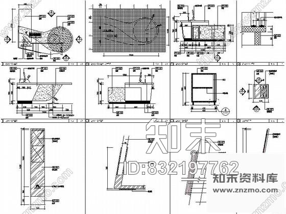 图块/节点销售办公桌及车价牌详图cad施工图下载【ID:832197762】