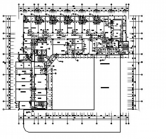 某十三层医院建筑方案图cad施工图下载【ID:151592181】