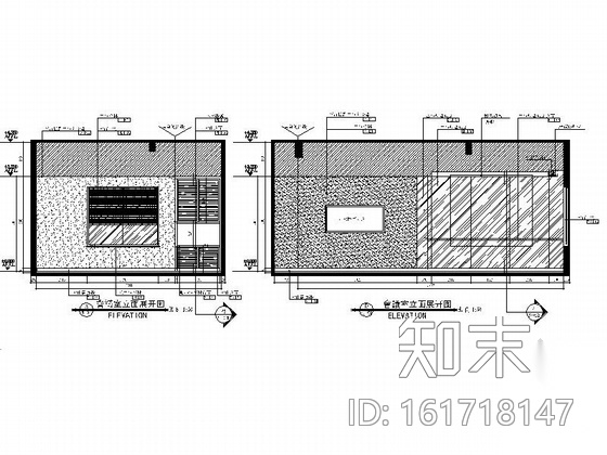 [福建]高档国际商品房售楼处装修施工图（含效果）cad施工图下载【ID:161718147】