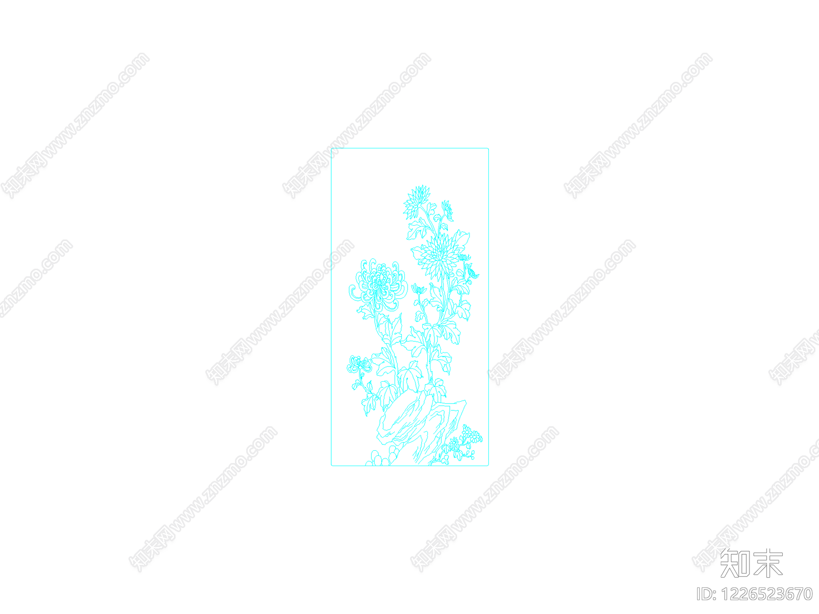 新中式雕塑装饰构件CAD图纸