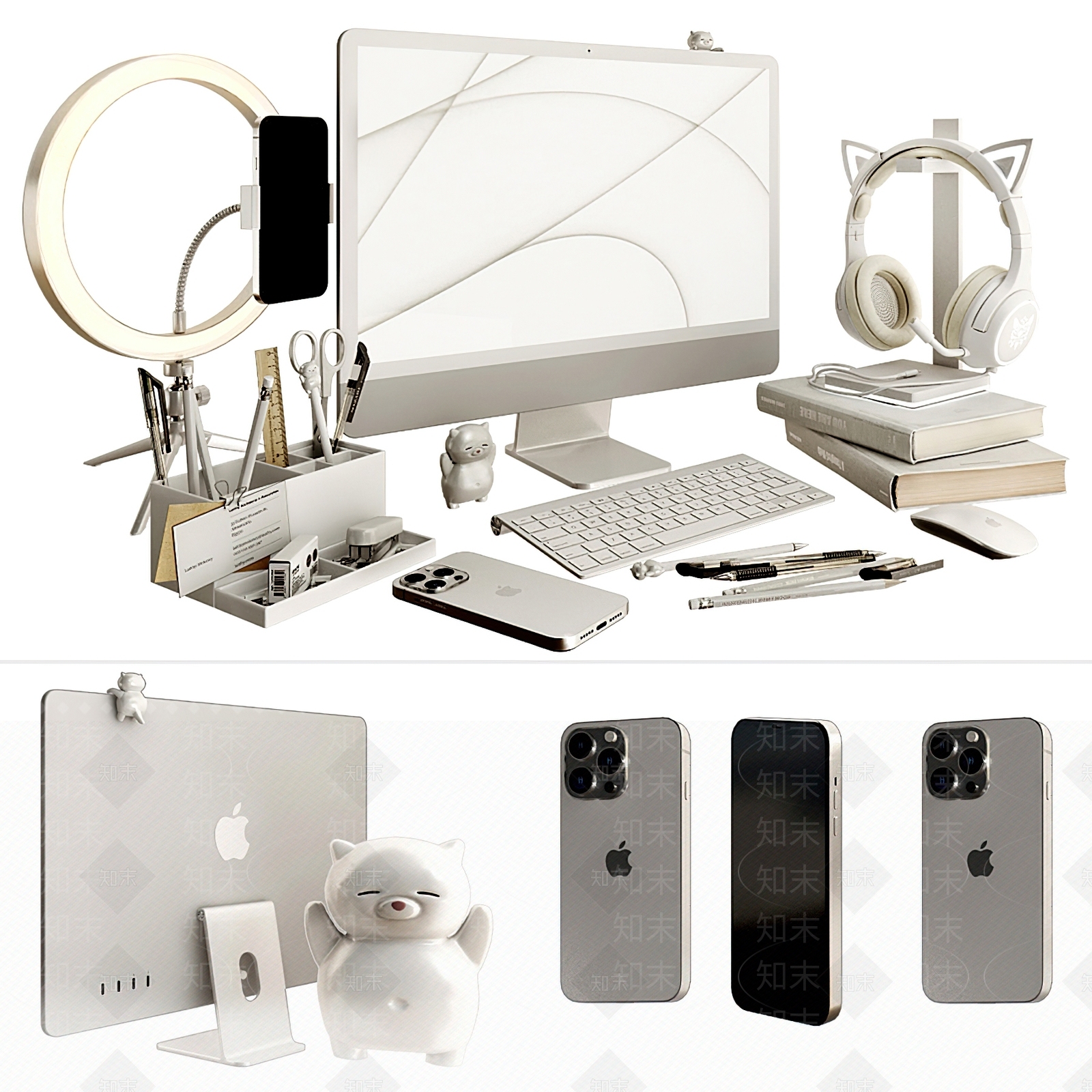 电脑显示屏3D模型下载【ID:1112859906】