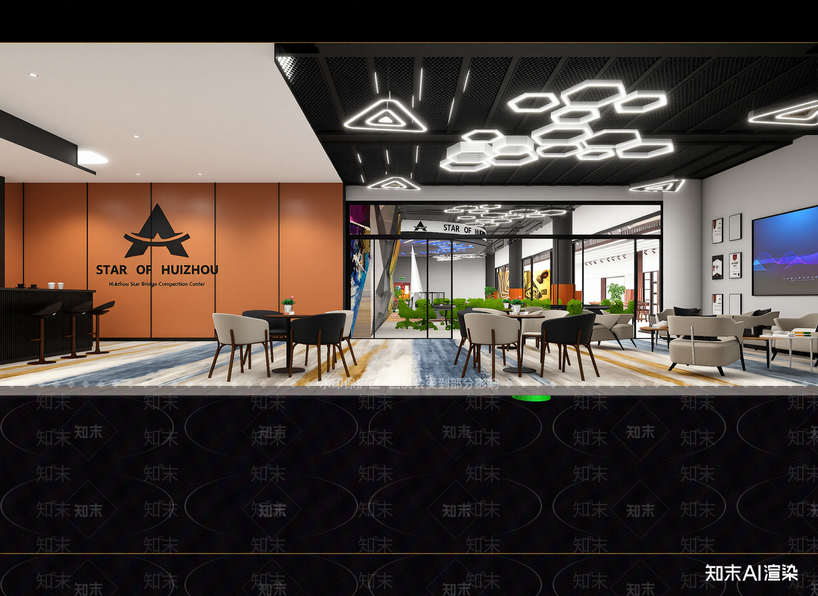 现代接待室3D模型下载【ID:1214558258】