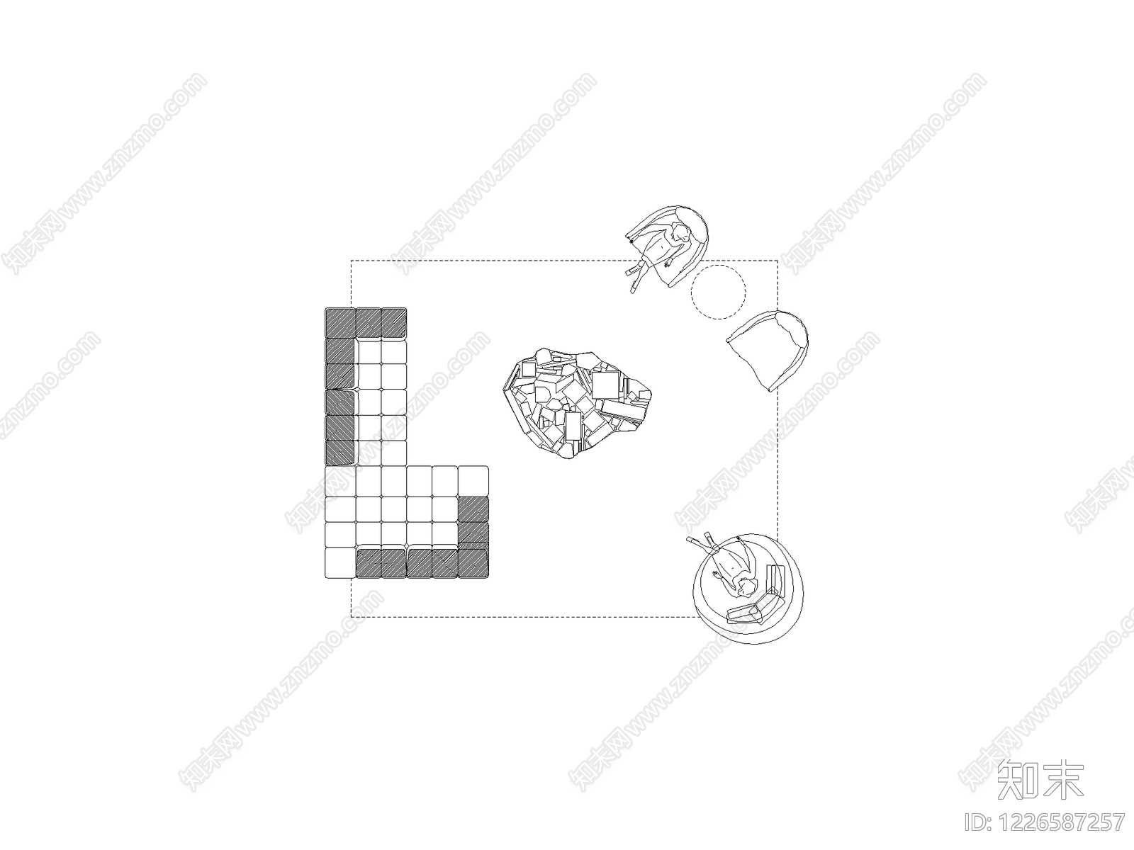 现代家装图库CAD图纸