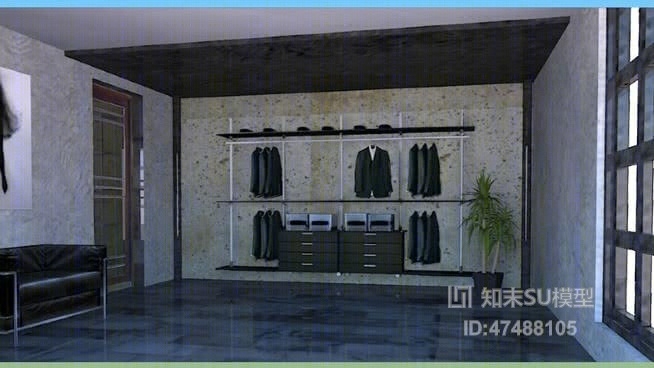 家居卧室SU模型下载【ID:218054842】