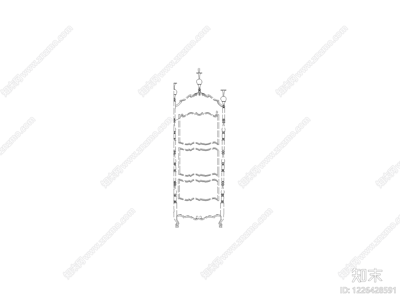 柜子cad施工图下载【ID:1226428591】