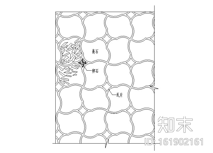 CAD室内设计施工图常用图块之地面施工图下载【ID:161902161】