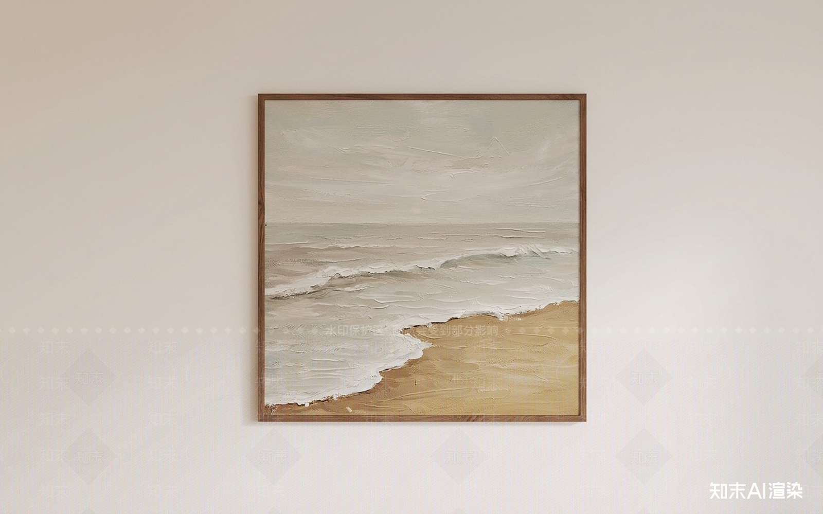 海边风景挂画挂画SU模型下载【ID:1227453138】