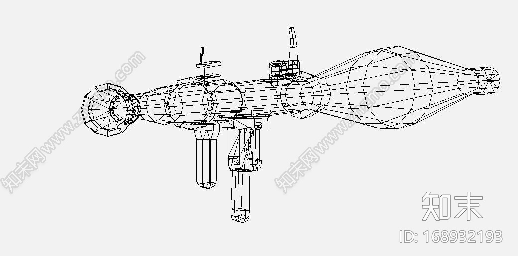 小型火箭筒CG模型下载【ID:168932193】