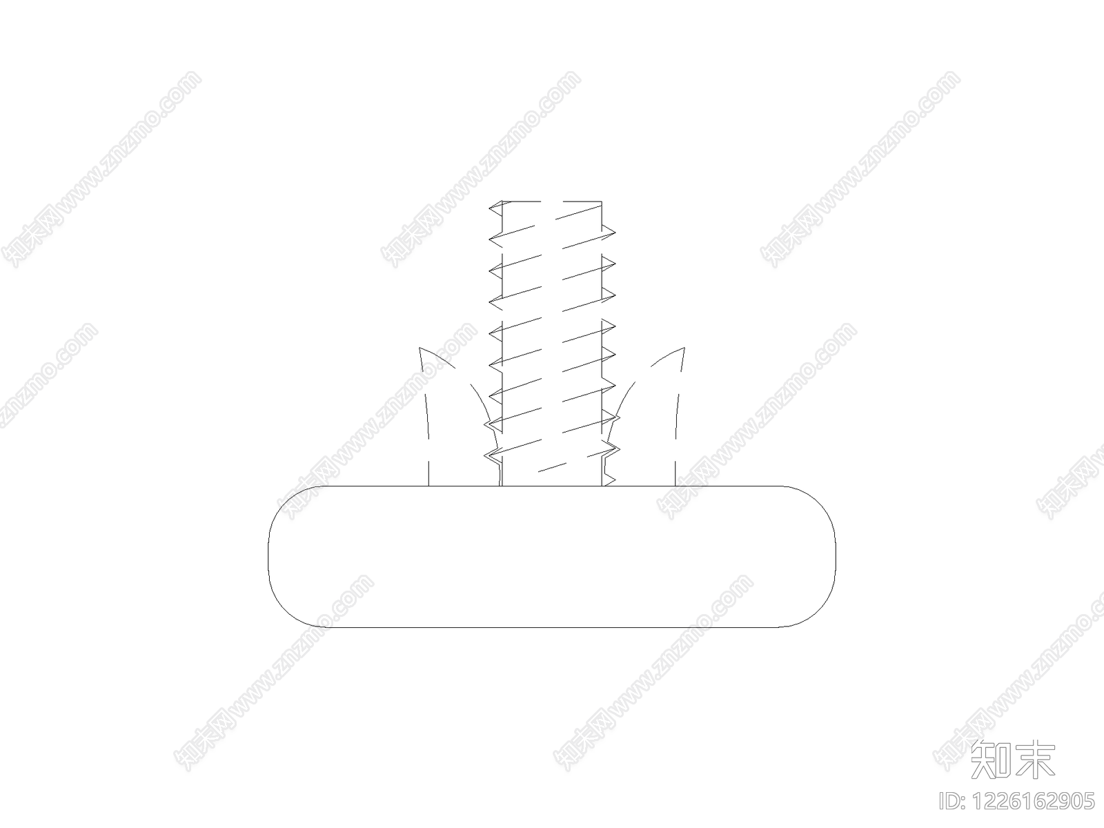 现代五金管件现代五金管件门把手膨胀螺栓管件弯头门锁施工图cad施工图下载【ID:1226162905】