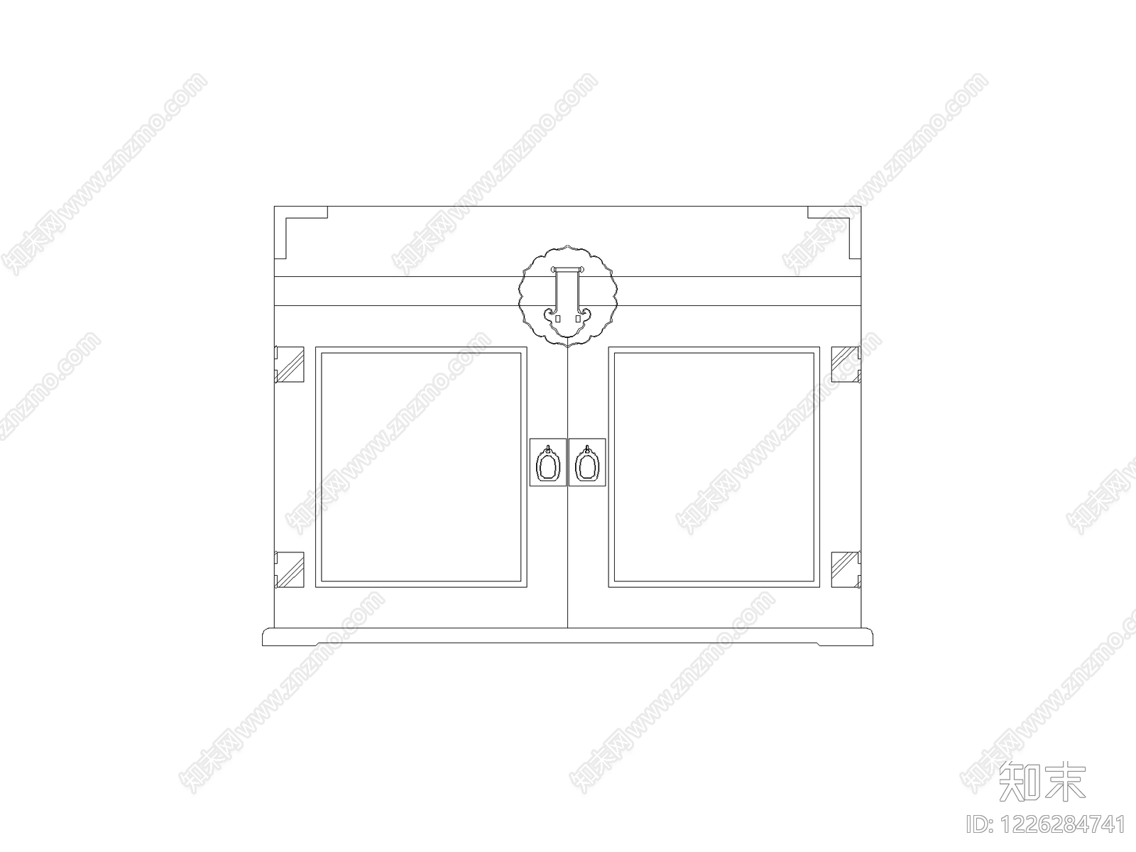 入墙大衣柜样式标准详图cad施工图下载【ID:1226284741】