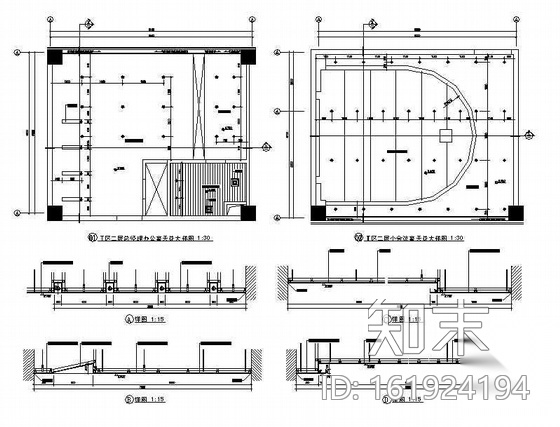 某2层别墅装饰施工图cad施工图下载【ID:161924194】