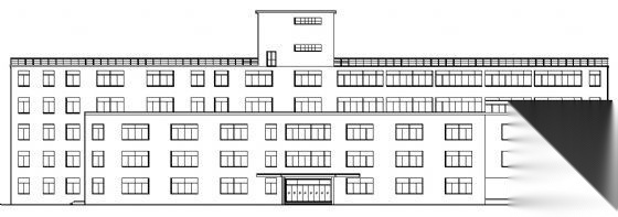 某五层中学教学楼建筑方案图cad施工图下载【ID:151575145】