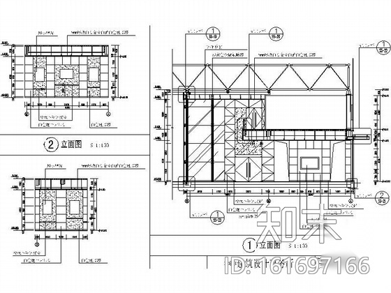 MG汽车展示厅装饰施工图cad施工图下载【ID:161697166】