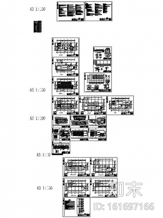 MG汽车展示厅装饰施工图cad施工图下载【ID:161697166】