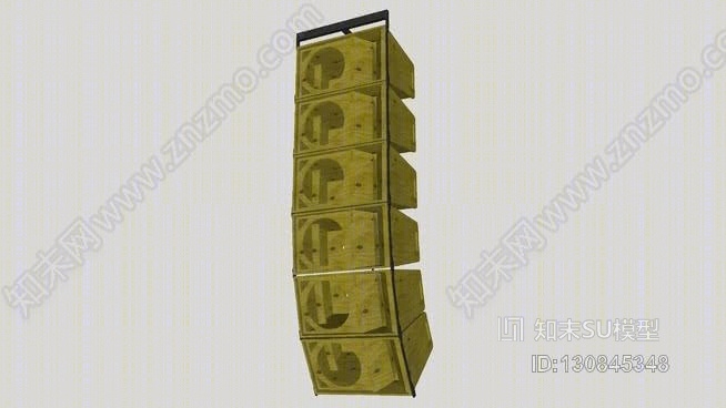 DIY的线阵列和索具SU模型下载【ID:130845348】
