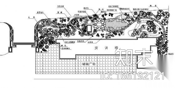 湖南航空职业技术学院实训楼景观设计施工图下载【ID:166192121】